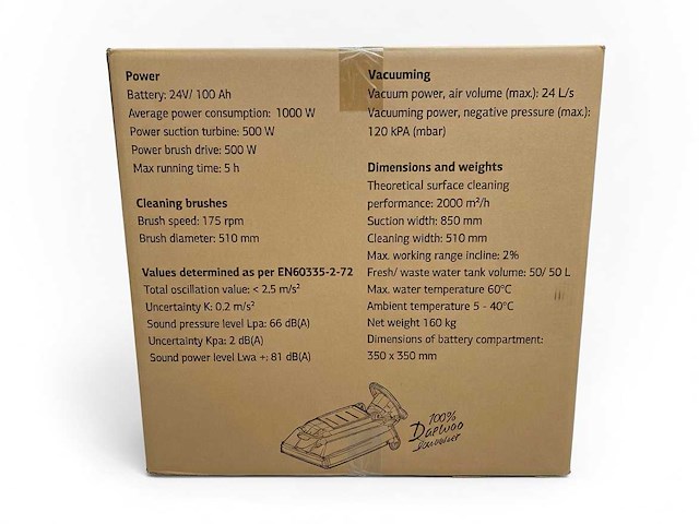 Schoonmaakwagen - daewoo dafl50a - afbeelding 4 van  4