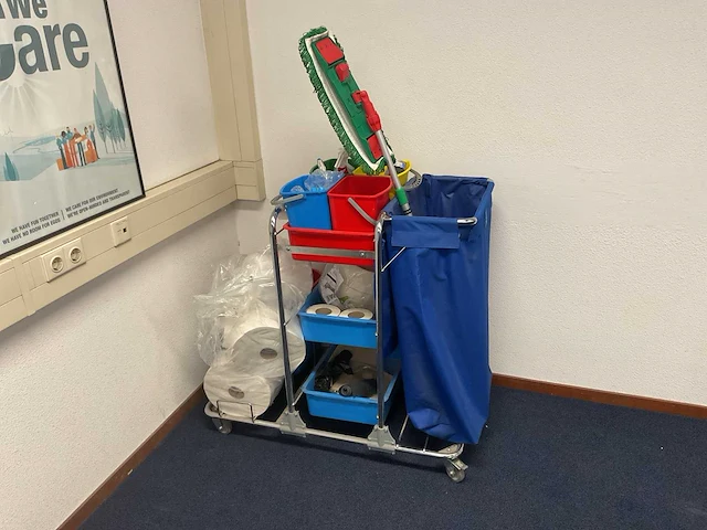 Schoonmaakwagen - afbeelding 1 van  1