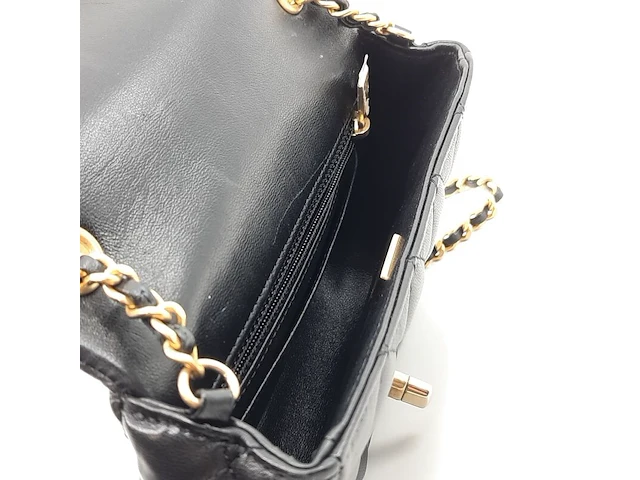 Schoudertas, chanel, zwart - afbeelding 8 van  16