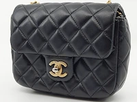 Schoudertas, chanel, zwart