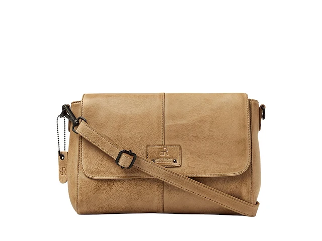 Schoudertas dr amsterdam, beige - afbeelding 1 van  6