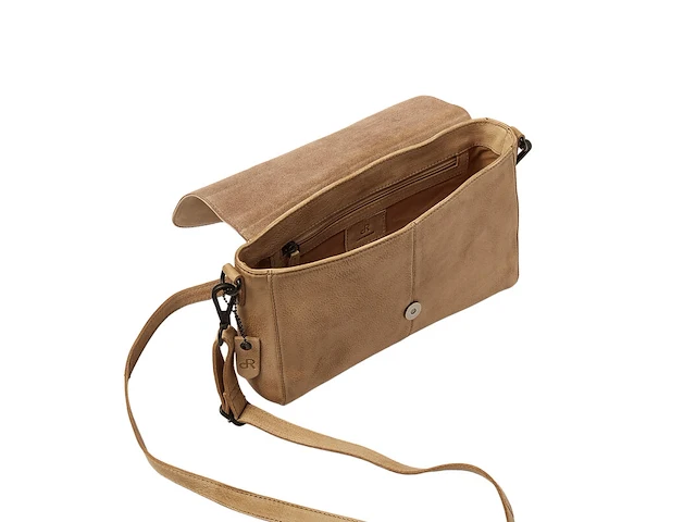 Schoudertas dr amsterdam, beige - afbeelding 3 van  6