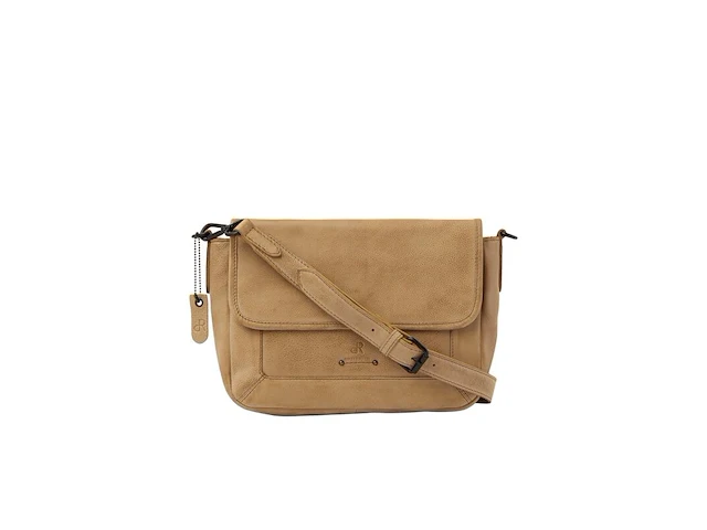 Schoudertas dr amsterdam, beige - afbeelding 1 van  6