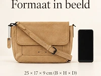 Schoudertas dr amsterdam, beige - afbeelding 6 van  6