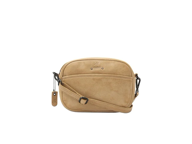 Schoudertas dr amsterdam, beige - afbeelding 1 van  6