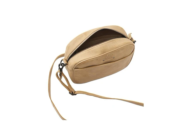 Schoudertas dr amsterdam, beige - afbeelding 3 van  6