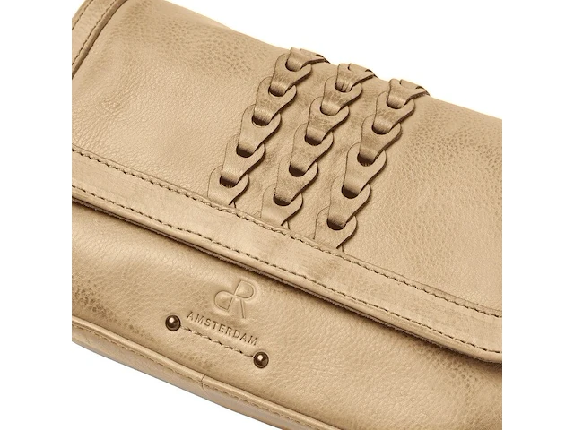 Schoudertas dr amsterdam, beige - afbeelding 4 van  6
