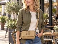 Schoudertas dr amsterdam, beige - afbeelding 5 van  6