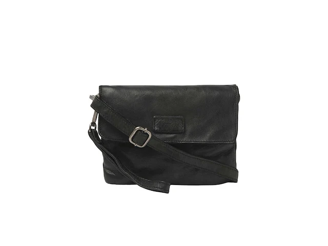 Schoudertas dr amsterdam, black - afbeelding 1 van  6