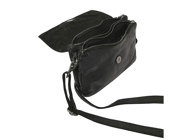 Schoudertas dr amsterdam, black - afbeelding 3 van  6