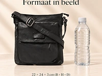 Schoudertas dr amsterdam, black - afbeelding 6 van  6
