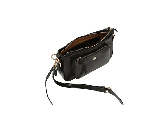 Schoudertas dr amsterdam, black - afbeelding 5 van  8