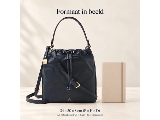 Schoudertas dr amsterdam, blue - afbeelding 6 van  6