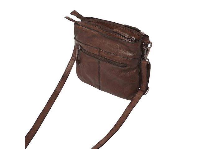 Schoudertas dr amsterdam, brown - afbeelding 2 van  6