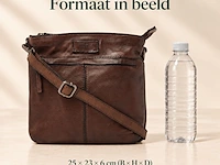 Schoudertas dr amsterdam, brown - afbeelding 6 van  6