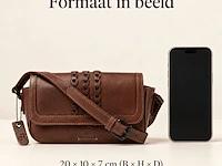 Schoudertas dr amsterdam, brown - afbeelding 6 van  6