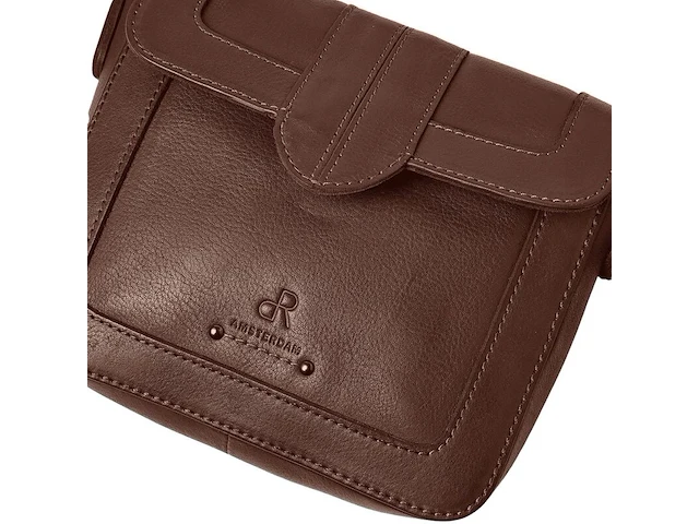 Schoudertas dr amsterdam, brown - afbeelding 4 van  6