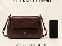 Schoudertas dr amsterdam, brown - afbeelding 8 van  8
