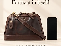 Schoudertas dr amsterdam, brown - afbeelding 8 van  8