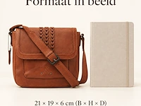 Schoudertas dr amsterdam, camel - afbeelding 6 van  6