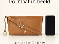 Schoudertas dr amsterdam, camel - afbeelding 6 van  6