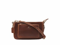 Schoudertas dr amsterdam, cognac - afbeelding 3 van  8