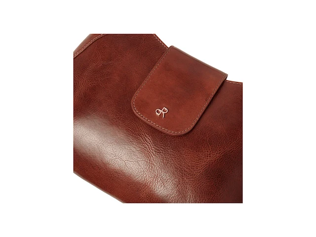 Schoudertas dr amsterdam, cognac - afbeelding 6 van  8