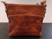 Schoudertas dr amsterdam, cognac - afbeelding 2 van  8