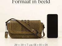 Schoudertas dr amsterdam, olive - afbeelding 6 van  6