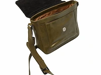 Schoudertas dr amsterdam, olive - afbeelding 3 van  6