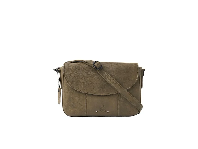 Schoudertas dr amsterdam, olive - afbeelding 1 van  6