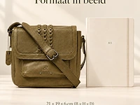 Schoudertas dr amsterdam, olive - afbeelding 6 van  6