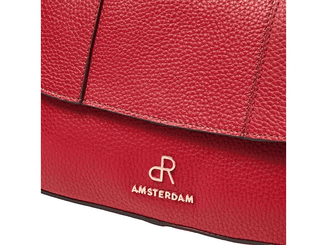 Schoudertas dr amsterdam, tango red - afbeelding 4 van  6