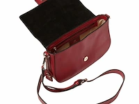 Schoudertas dr amsterdam, tango red - afbeelding 3 van  6