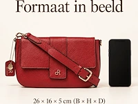 Schoudertas dr amsterdam, tango red - afbeelding 6 van  6