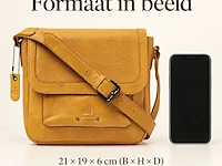 Schoudertas dr amsterdam, yellow - afbeelding 6 van  6