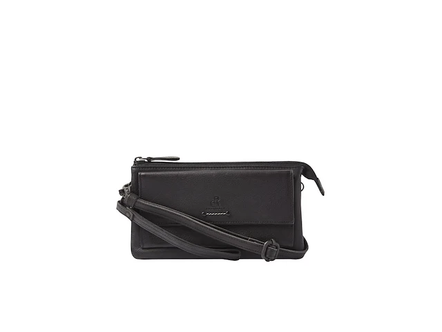 Schoudertas en clutch dr amsterdam, black - afbeelding 1 van  6