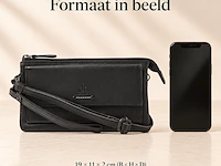 Schoudertas en clutch dr amsterdam, black - afbeelding 6 van  6