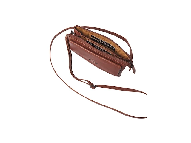 Schoudertas en clutch dr amsterdam, brown - afbeelding 3 van  6