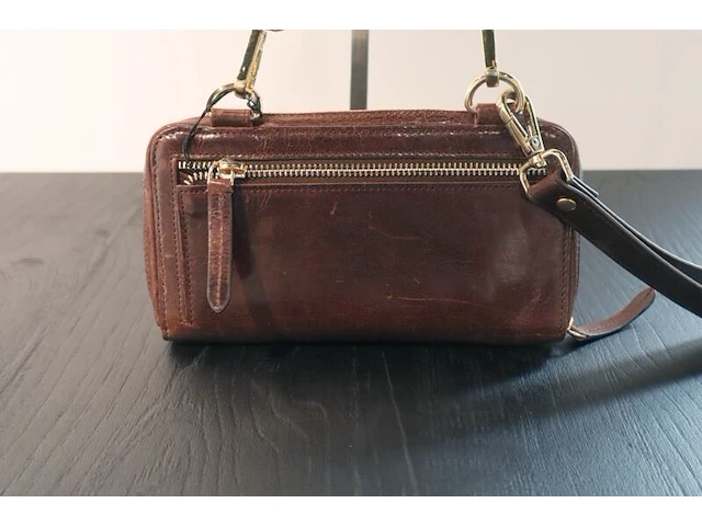 Schoudertas en clutch dr amsterdam, brown - afbeelding 2 van  8