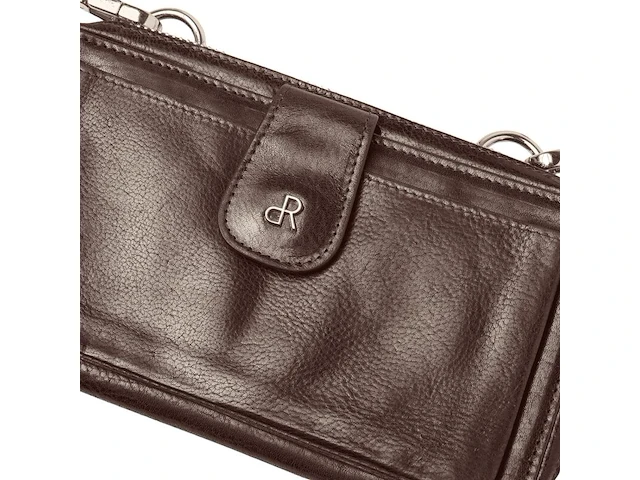 Schoudertas en clutch dr amsterdam, brown - afbeelding 5 van  8