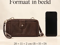 Schoudertas en clutch dr amsterdam, brown - afbeelding 8 van  8