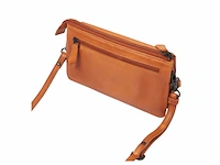 Schoudertas en clutch dr amsterdam, camel - afbeelding 2 van  6