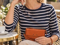Schoudertas en clutch dr amsterdam, camel - afbeelding 5 van  6