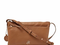 Schoudertas en clutch dr amsterdam, camel