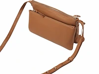 Schoudertas en clutch dr amsterdam, camel - afbeelding 2 van  6