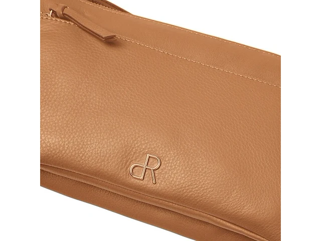Schoudertas en clutch dr amsterdam, camel - afbeelding 3 van  6
