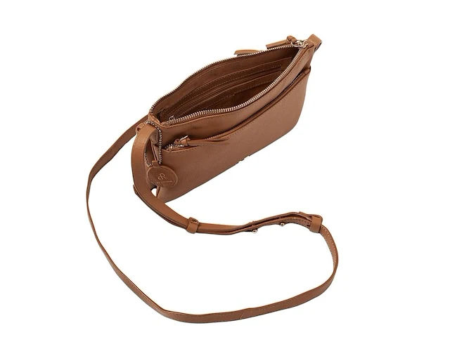 Schoudertas en clutch dr amsterdam, camel - afbeelding 4 van  6