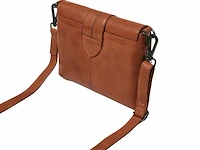 Schoudertas en clutch dr amsterdam, camel - afbeelding 2 van  6