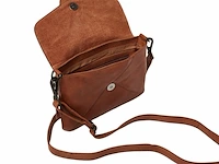 Schoudertas en clutch dr amsterdam, camel - afbeelding 3 van  6